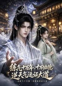 炼气十万年，十万功德逆天气运证大道海报